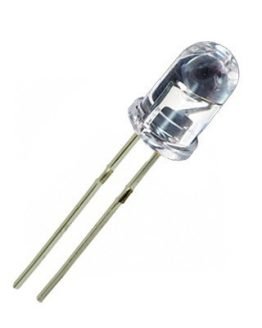 Светодиод, LED диод 5мм OSG5GA5111A, 530nm 45000mcd, ЗЕЛЕН прозрачен