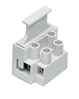 Лустер клема 2P 10A гнездо предпазител 5х20мм