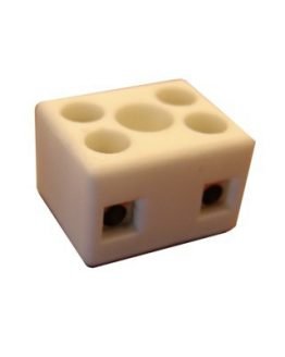 Лустер клема 2P 4мм2 керамична