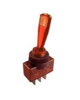 Превключвател с лост М12 ON-OFF червен