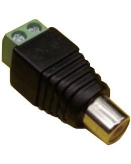 RCA женски МЕТАЛ/PVC кабелна клема