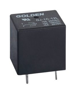 Реле GJ-1C-12L 12VDC 15A/277VAC 15A/30VDC