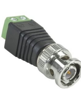 Съединител BNC мъжки към кабелна клема, МЕТАЛ/PVC