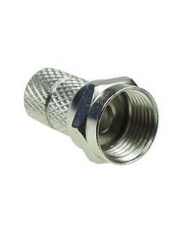 F конектор мъжки кабелен 6.5мм RG-6U