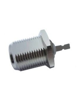 F конектор женски панелен задна опора