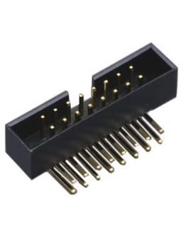 Съединител IDC лентов 20P мъжки ъглов