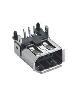 Съединител IEEE-1394 /F-Wire/ женски платков ъглов