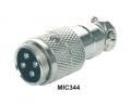Съединител M16/IP40 4 пина мъжки кабелен