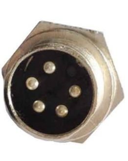 Съединител M16/IP40 5 пина мъжки панелен