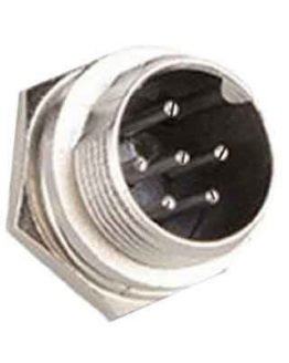 Съединител M16/IP40 6 пина мъжки панелен