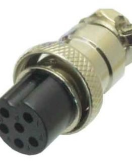 Съединител M16/IP40 6 пина женски кабелен
