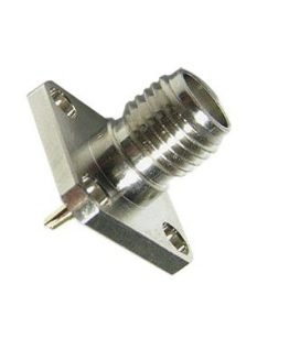 Съединител SMA женски панелен 4 винта