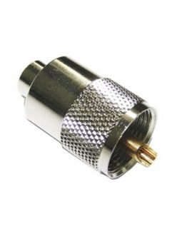 Съединител UHF мъжки кабелен RG-58, навиване