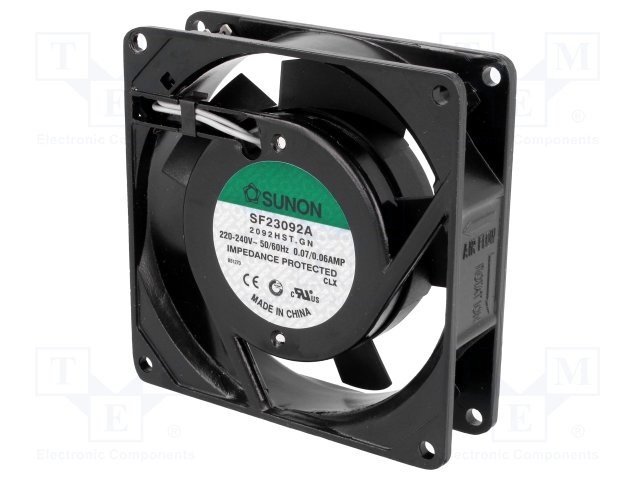 Вентилатор SF23092A2092HSTGN 230VAC 92x92x25мм