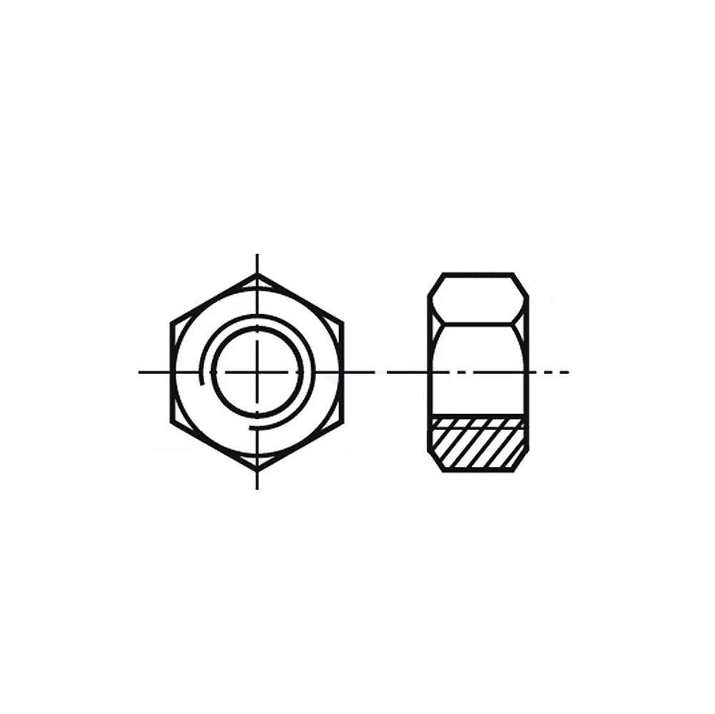 Полиамидна гайка 1400401 BOSSARD M3
