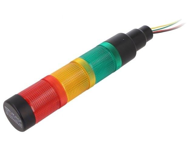 Сигнална колона HBJD-40 24V червен/жълт/зелен цвят