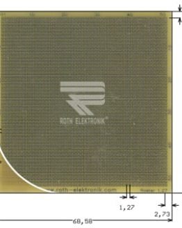 Едностранна универсална платка RE013-LF 68.58×70.48мм