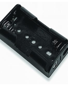 Държач за батерии 2xAA с пера