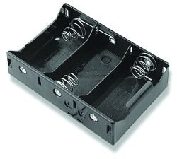 Държач за батерии 3xR20 с проводници