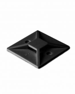 Държач за кабелни превръзки MB3A-BK 19x19мм, черен