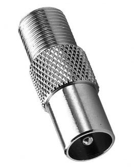 Преходник F конектор женски/RF мъжки