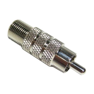 Преходник F конектор/RCA мъжки