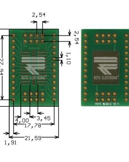 Преходна платка RE936-09 21.59×33.66мм