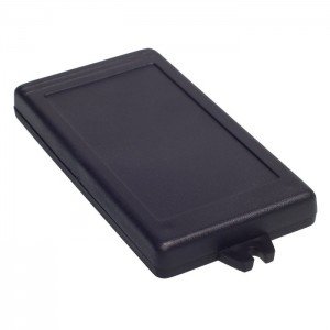 Пластмасова кутия Z-34AU 129x67.5x14.7мм черна