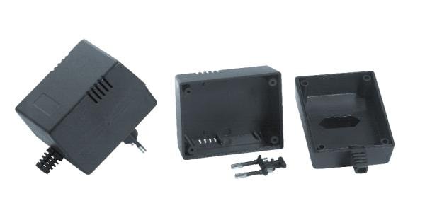 Пластмасова кутия Z-21 82x64x55мм черна