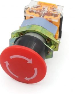 Панелен превключвател гъба ф22mm LA39-11ZS 1NO+1NC DPST