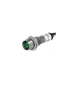 Индикаторна LED лампа IND8-12G-B 12VDC зелена