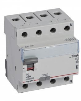 Дефектнотокова защита 411707 LEGRAND 400VAC 25A