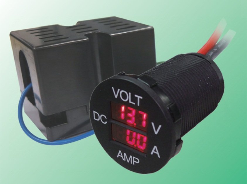 Цифров волт-амперметър A25-7 7-33V/0-100A DC