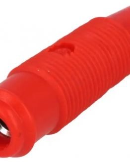 Гнездо за банан щекер R8-C107-R 4мм червено