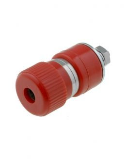 Гнездо за банан щекер R1-26B RED 4мм червено