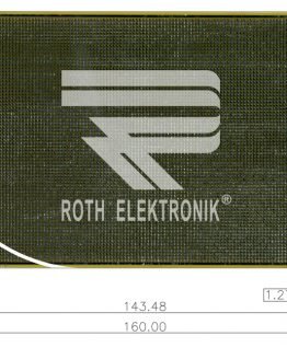 Двустранна универсална платка RE438-LF 100×160мм