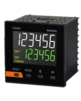 Брояч на импулси/време CX6M-2P2 24-48VDC/24VAC