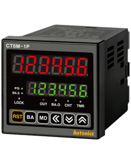 Брояч на импулси/време CT6M-2P4 100-240VAC