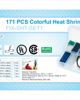 Комплект термосвиваем шлаух FIX-SHT-SET1 многоцветен