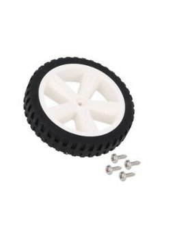 Гума FIT0500 DFROBOT ф80мм черно-бяла