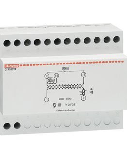 Трансформатор CTRS63VA LOVATO 230VAC 12V/24V 63VA