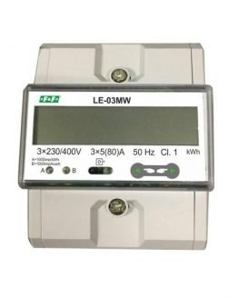 Цифров електромер LE-03MW F&F 80A 230/400V
