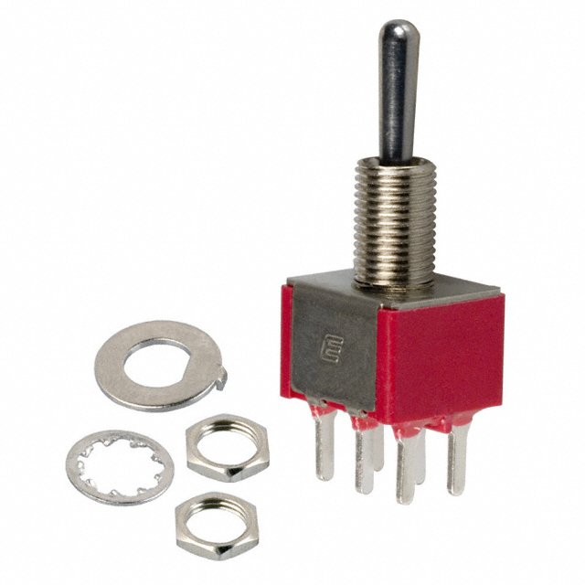 Превключвател с лост 100DP3T1B1M2QEH 250VAC/2A DP3T