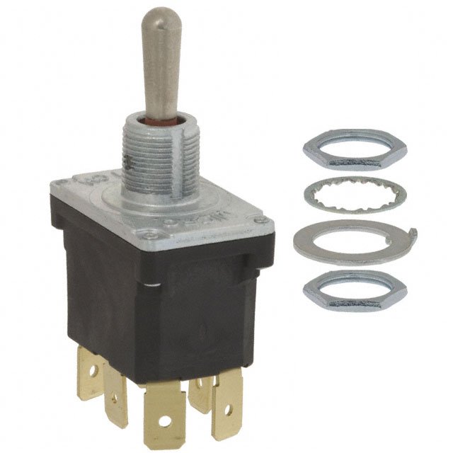 Превключвател с лост 32NT91-7 230VAC/6A DPDT