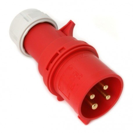 Индустриален съединител 024-6 3P+PE 400VAC 32A