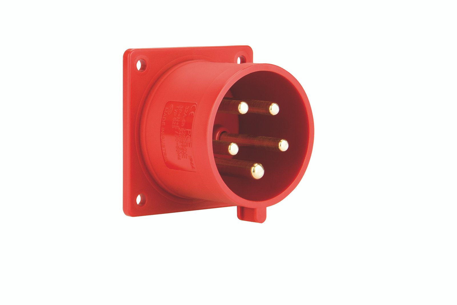 Индустриален съединител 615-6 3P+N+PE 400VAC 16A