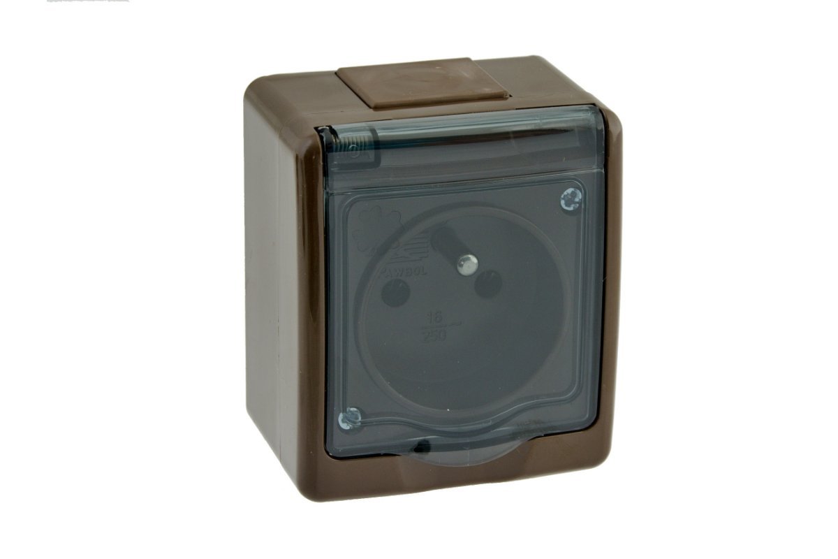 Електрически контакт с капак D.3210G/1 16A/250VAC