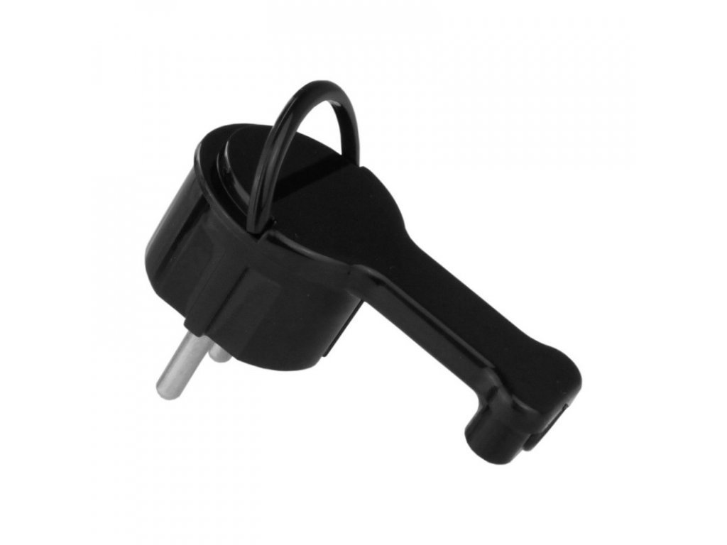 Черен щепсел TIMEX-ELEKTRO WT-16UP/BK 250VAC/16А