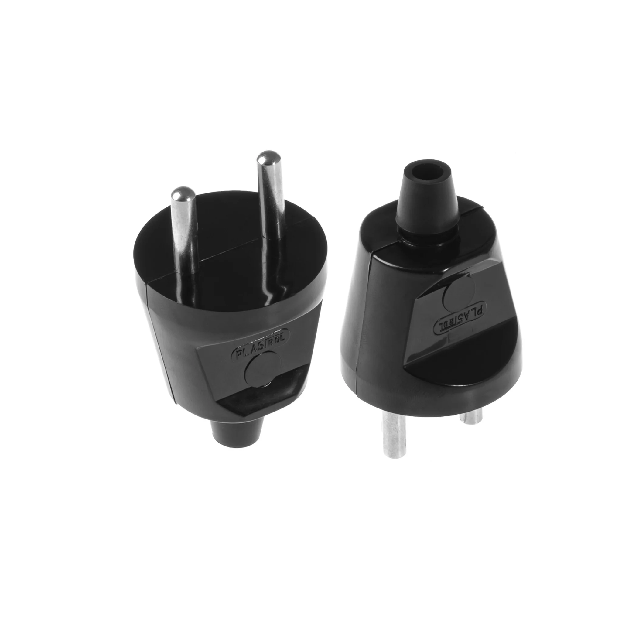 Черен щепсел Plastrol W-10136 250VAC/16А