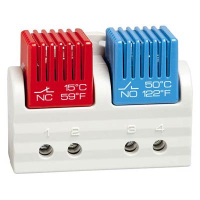 Биметален термостат 01163.0-00 NC+NO 250VAC/5A